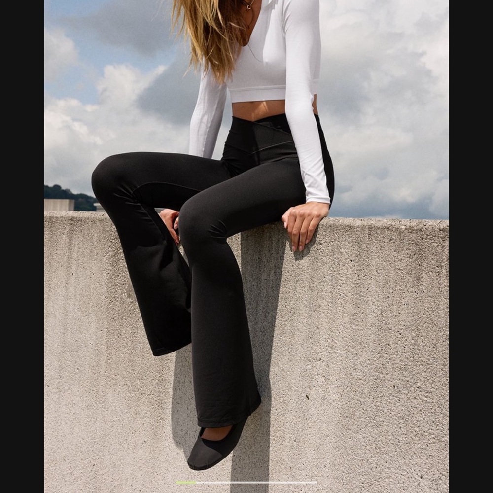 Black Flared Women's Pants